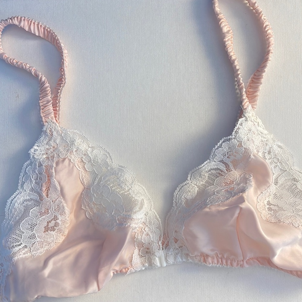 Dior intimates bra - pink and white 💗 (vintage)
